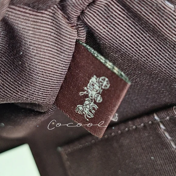 NWT Coach Nolita 19 In Signature Canvas With Cherry Print  Plus Extended Chain - Picture 11 of 12